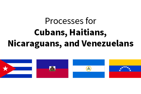 Processes for Cubans, Haitians, Nicaraguans, and Venezuelans